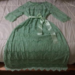 Dainty Jewells’ Night in Paris Dress, XL, Mint